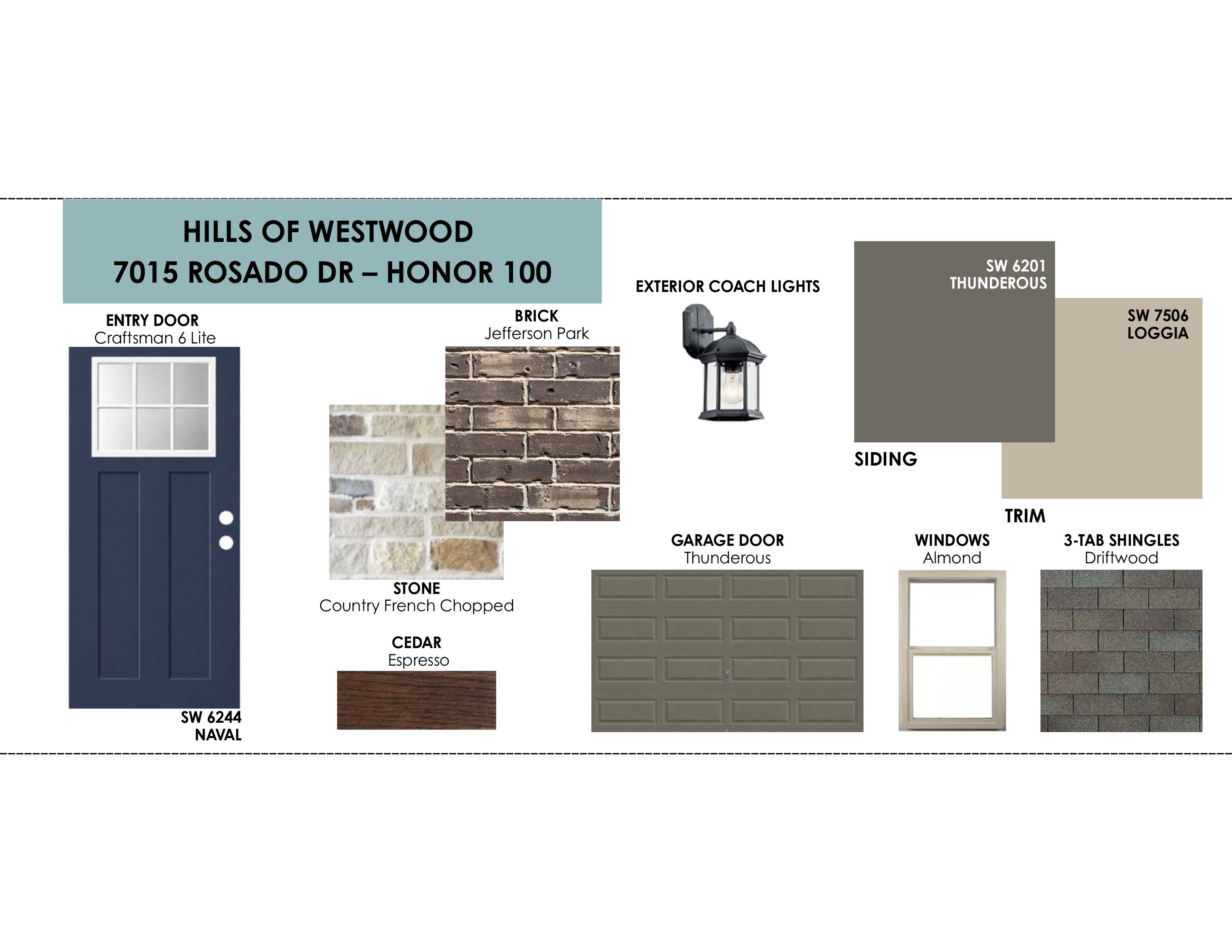 7015 Rosado Dr, Temple, TX — Honor plan by Omega Builders in Hills of Westwood