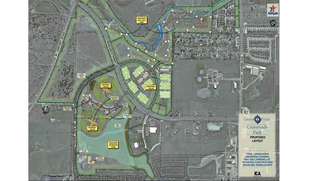 Crossroads Recreational Park Proposed Layout