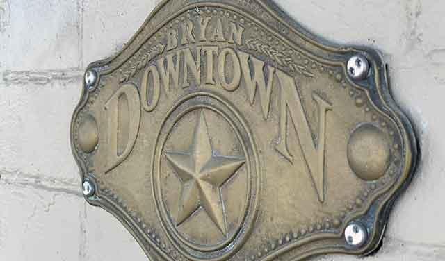 bryan-tx-downtown-plaque