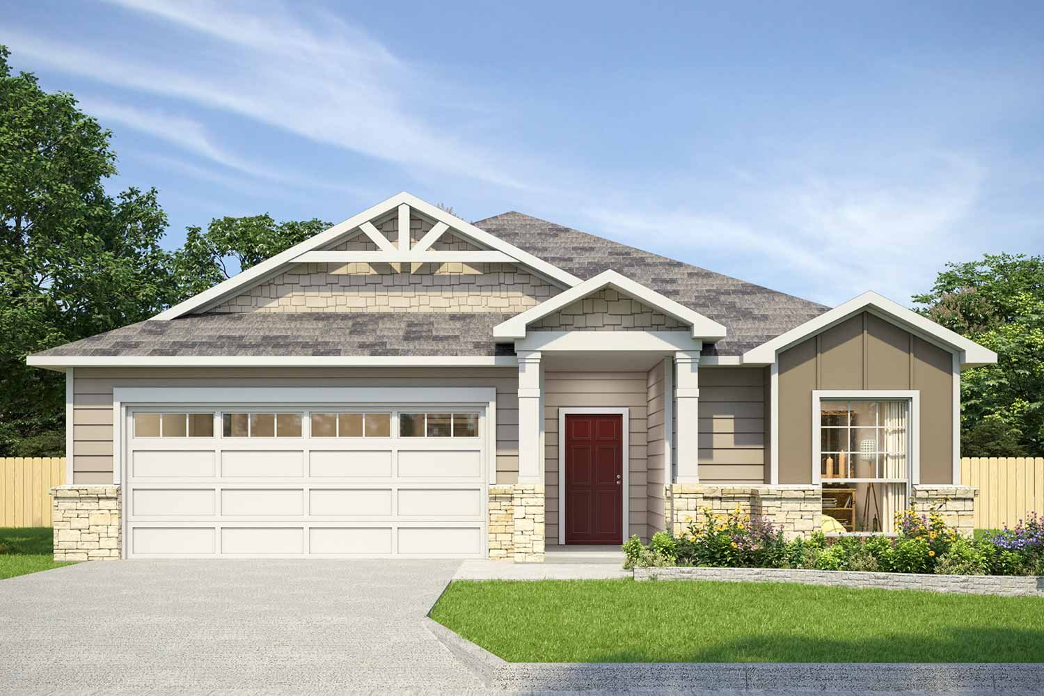 Omega Model Home Stock Image