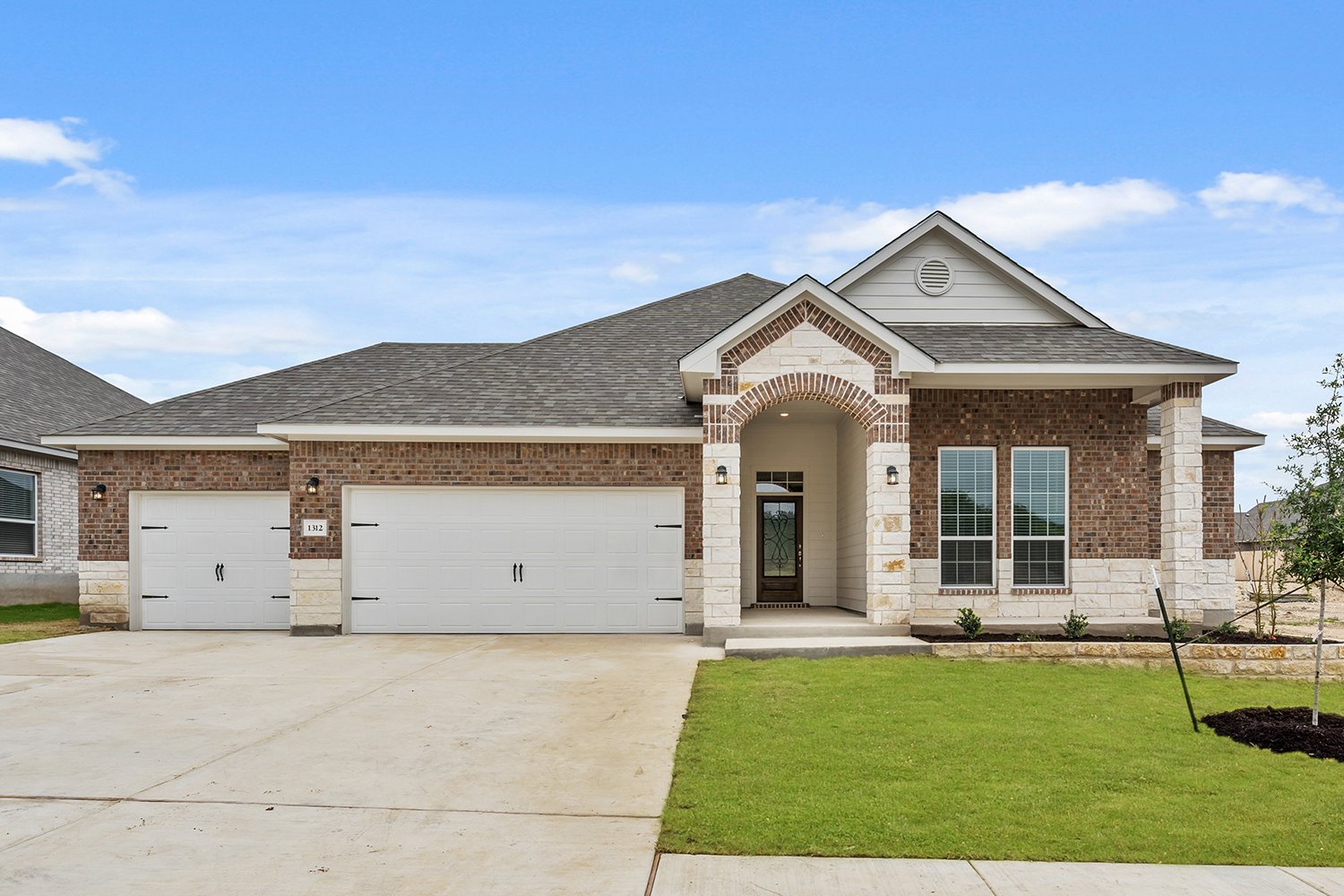 Omega Model Home Stock Image