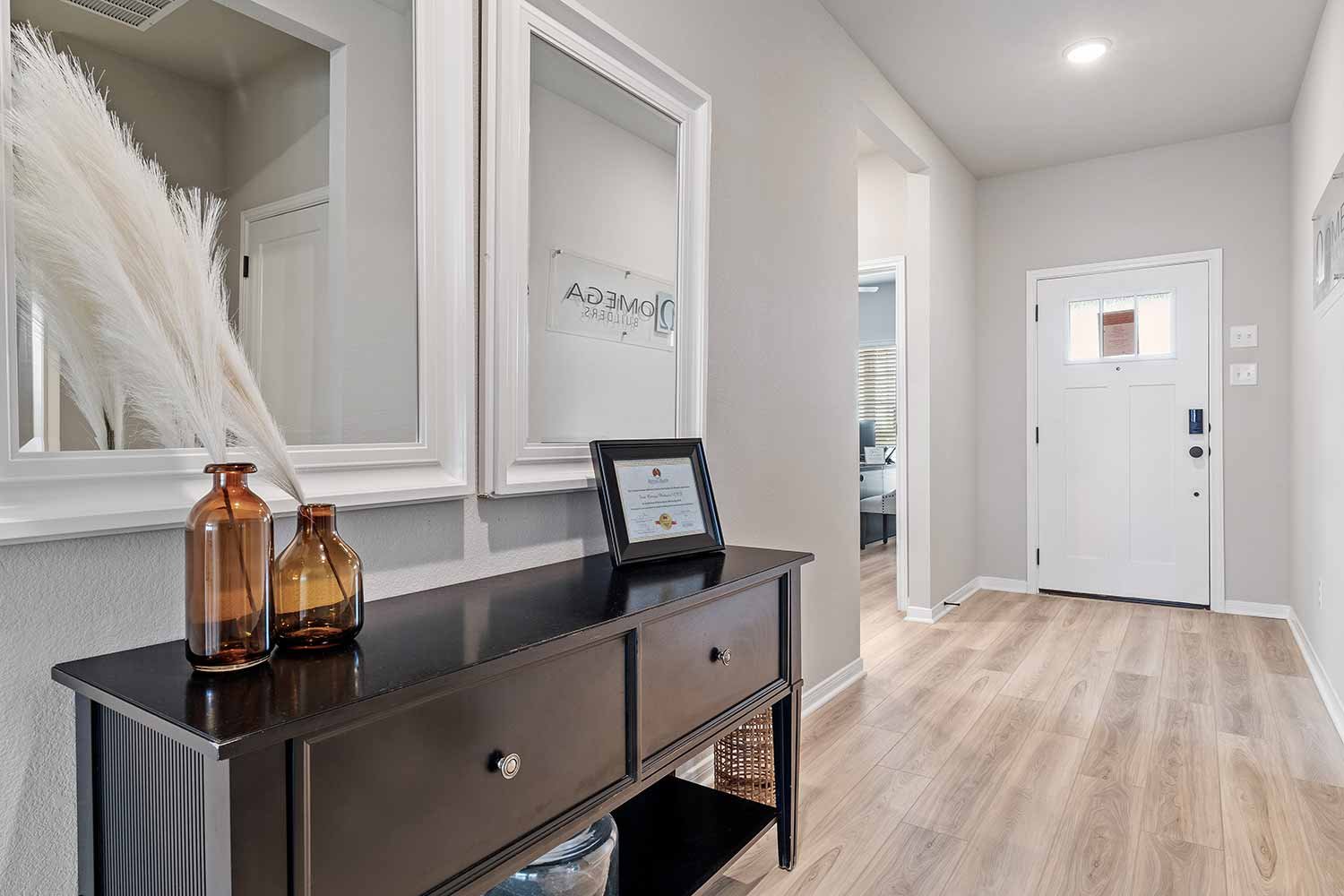Omega Model Home Stock Image