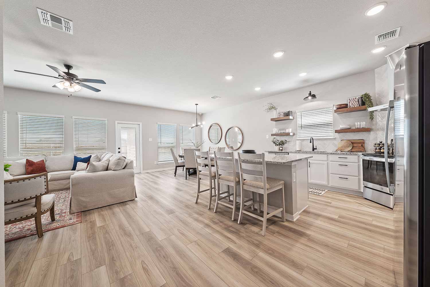 Omega Model Home Stock Image