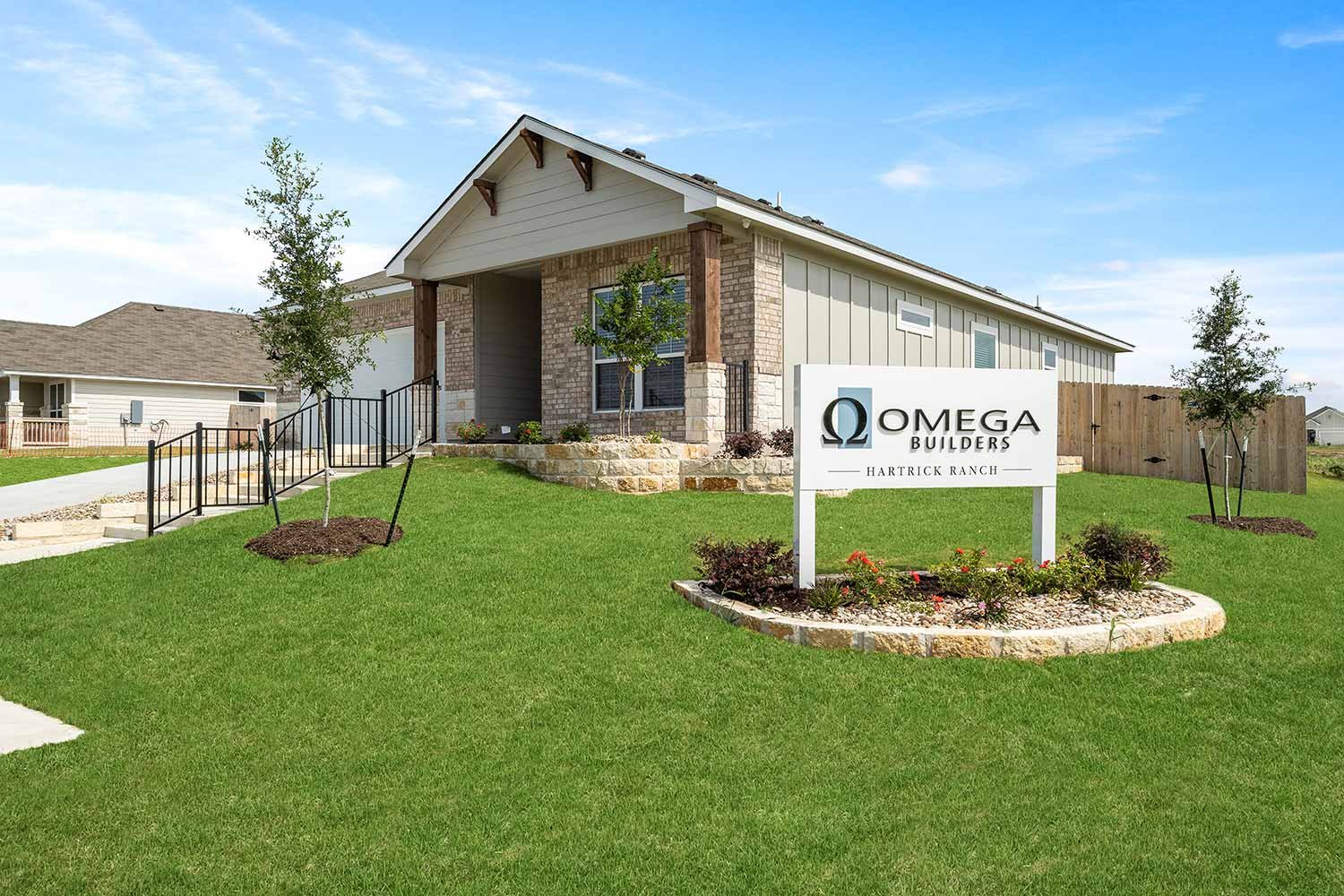 Omega Model Home Stock Image