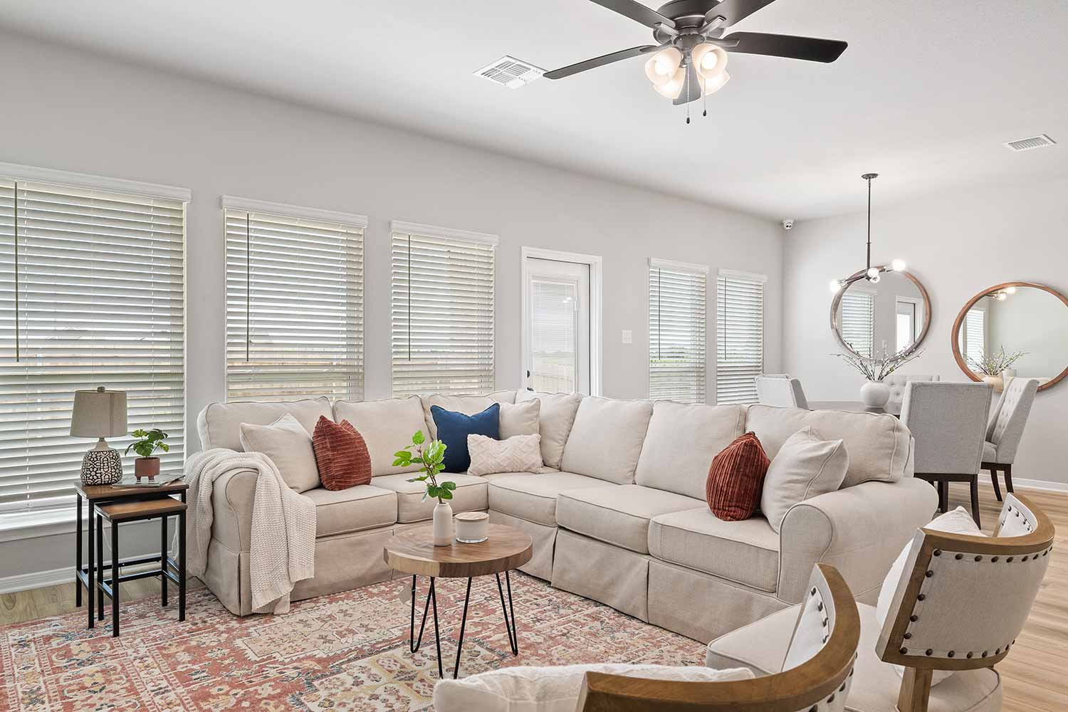 Omega Model Home Stock Image