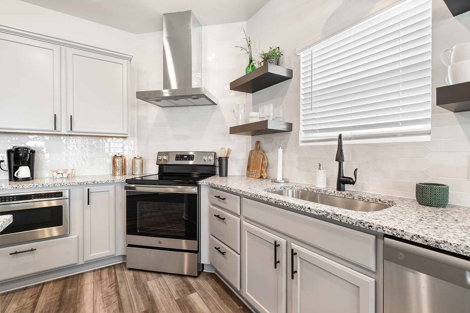 Omega Model Home Stock Image
