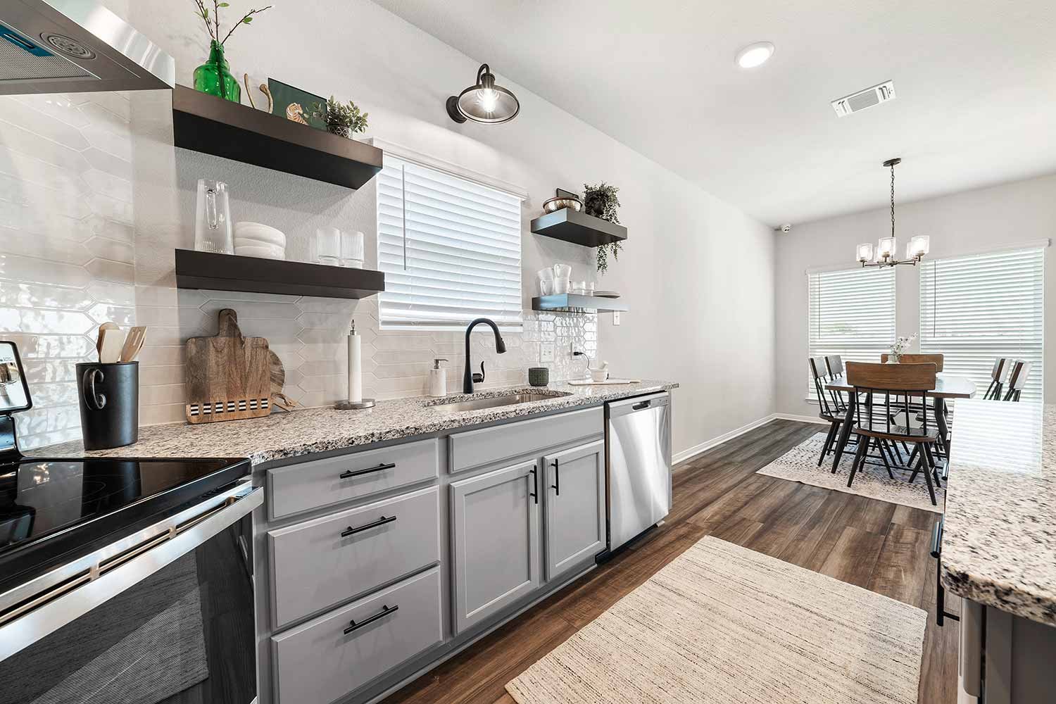 Omega Model Home Stock Image