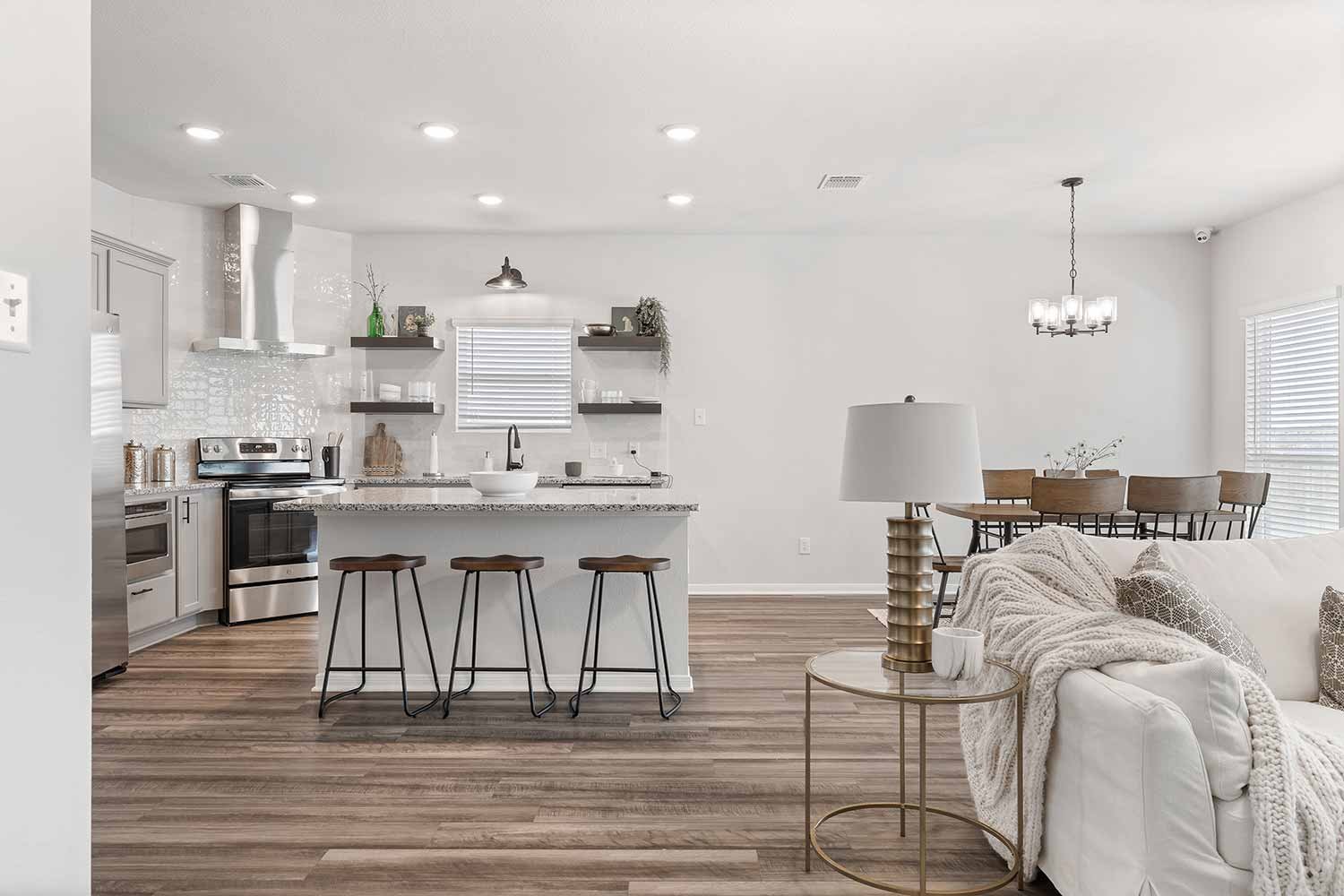 Omega Model Home Stock Image