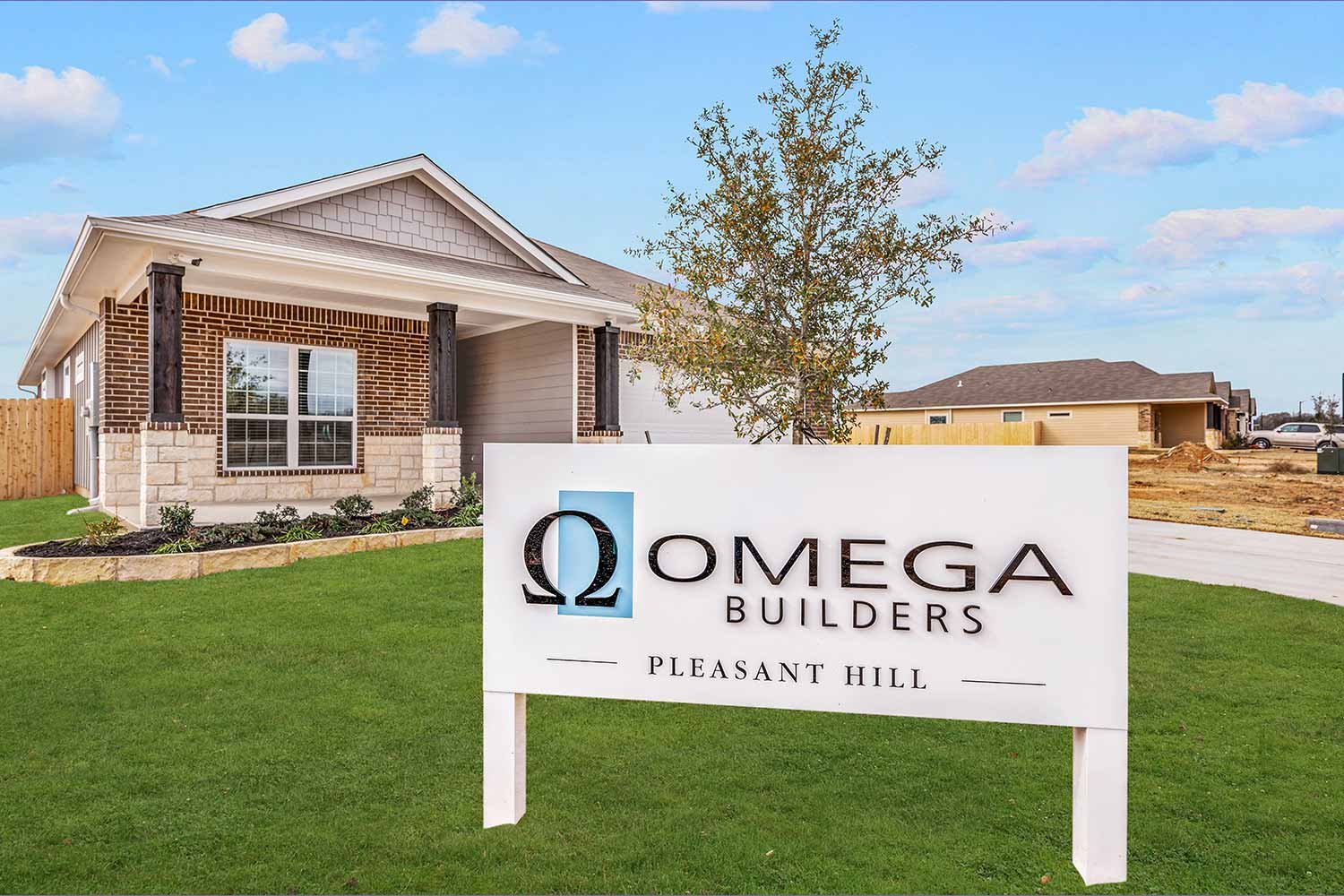 Omega Model Home Stock Image