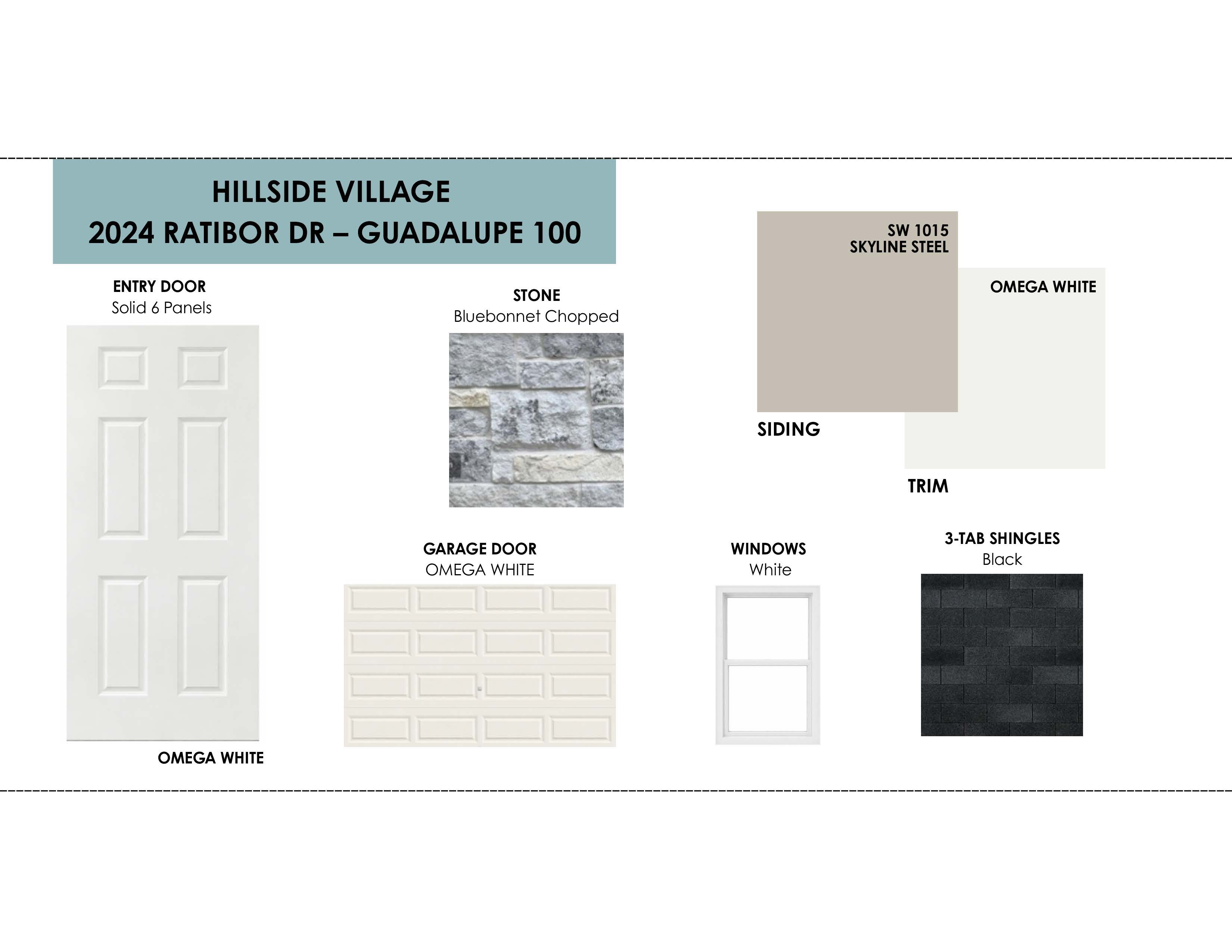 2024 Ratibor Dr, Temple, TX — Guadalupe plan by Omega Builders in Hillside Village