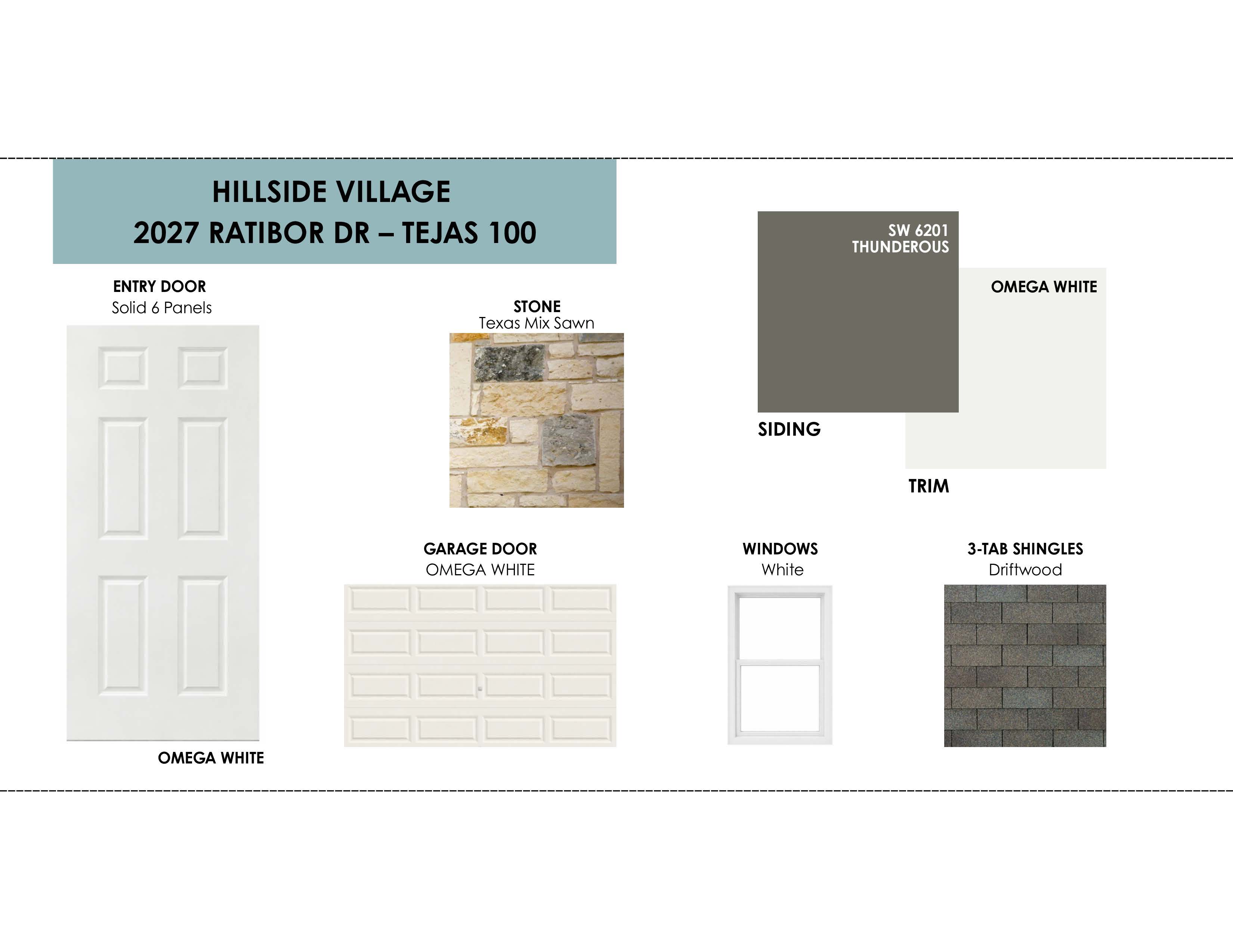 2027 Ratibor Dr, Temple, TX — Tejas plan by Omega Builders in Hillside Village