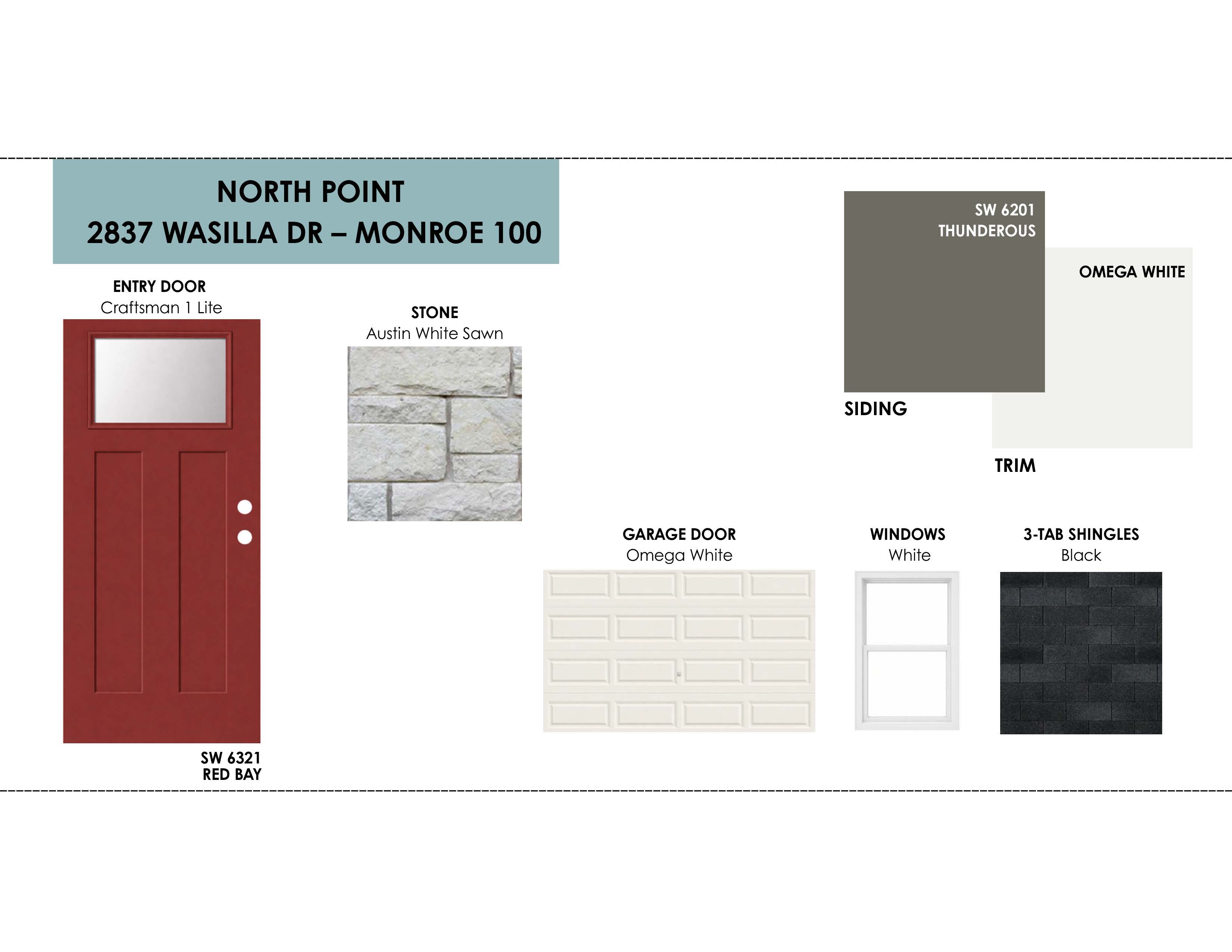 2837 Wasilla Dr, Temple, TX — Monroe plan by Omega Builders in North Point