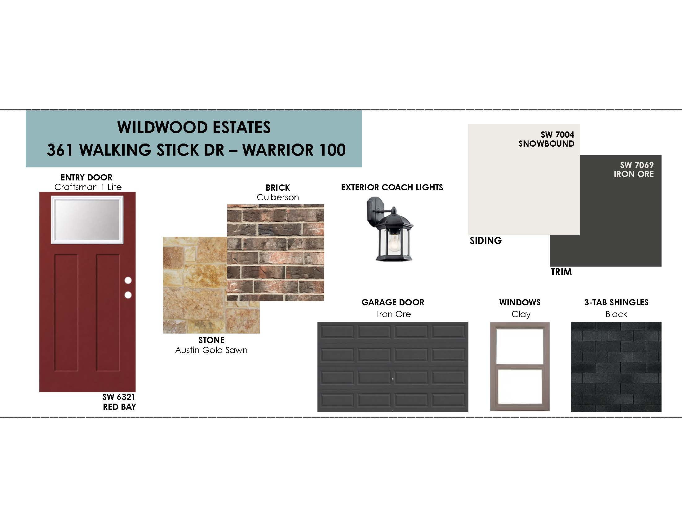 361 Walking Stick Dr, Nolanville, TX — Warrior plan by Omega Builders in Wildwood Estates