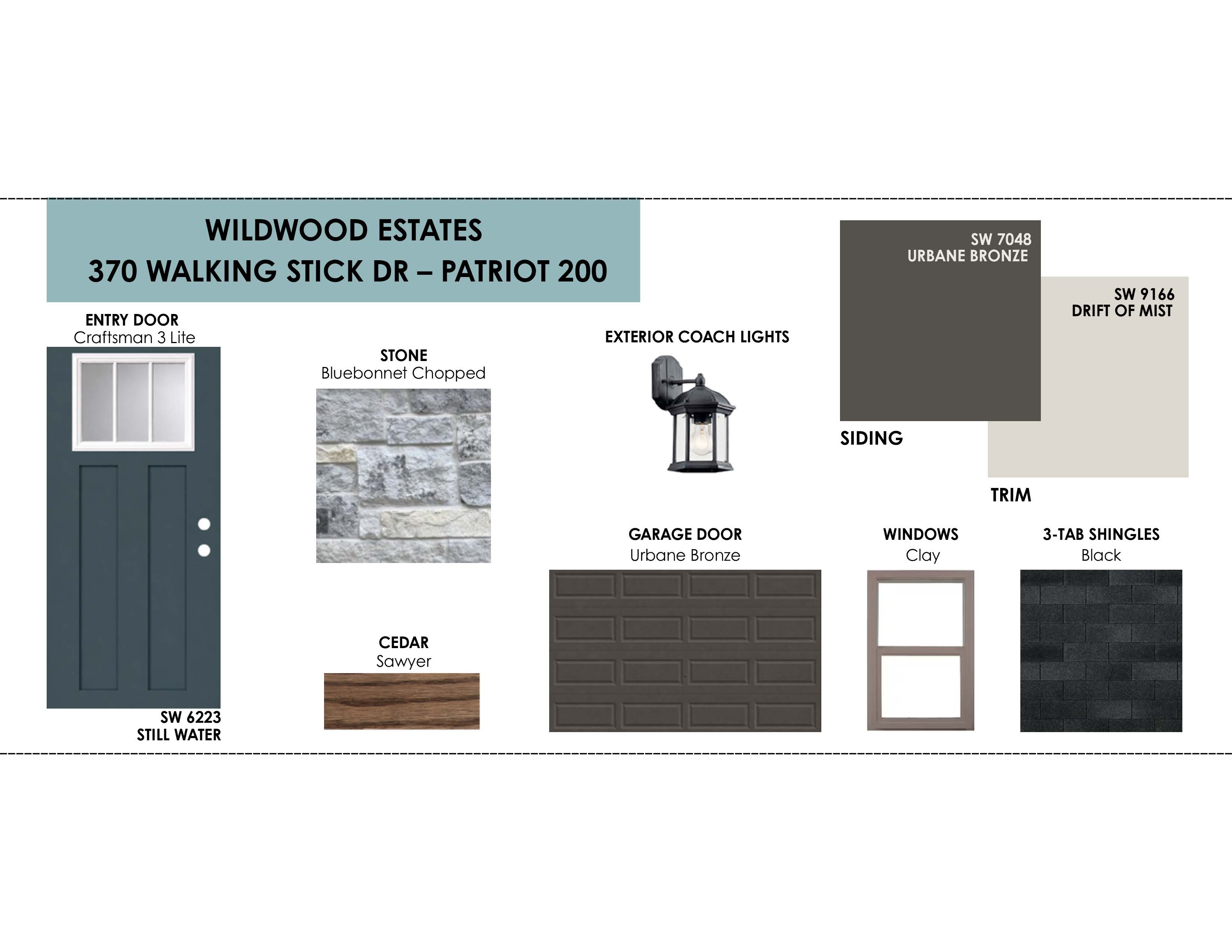 370 Walking Stick Dr, Nolanville, TX — Patriot plan by Omega Builders in Wildwood Estates