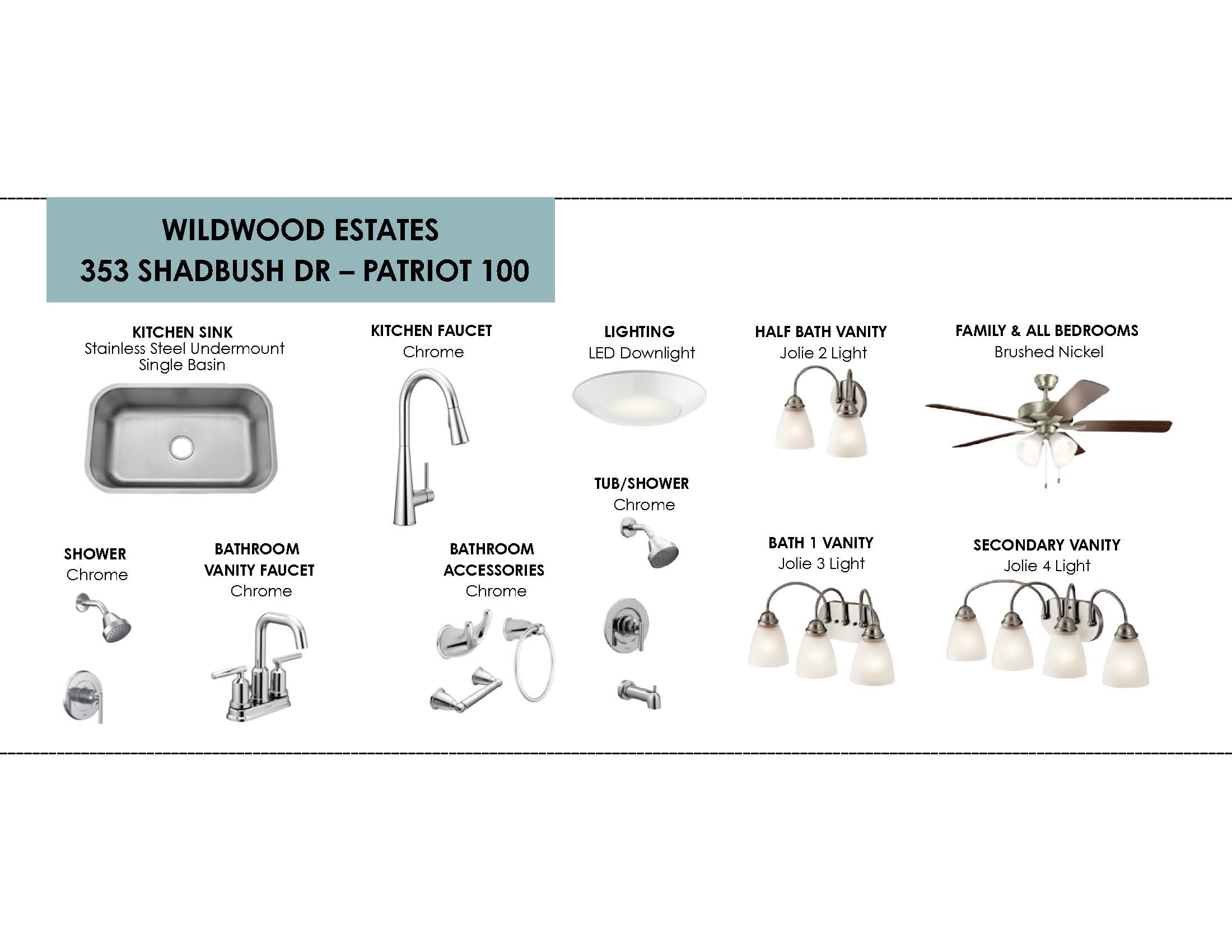 WWE-353 SHADBUSH-LIGHTING & PLUMBING