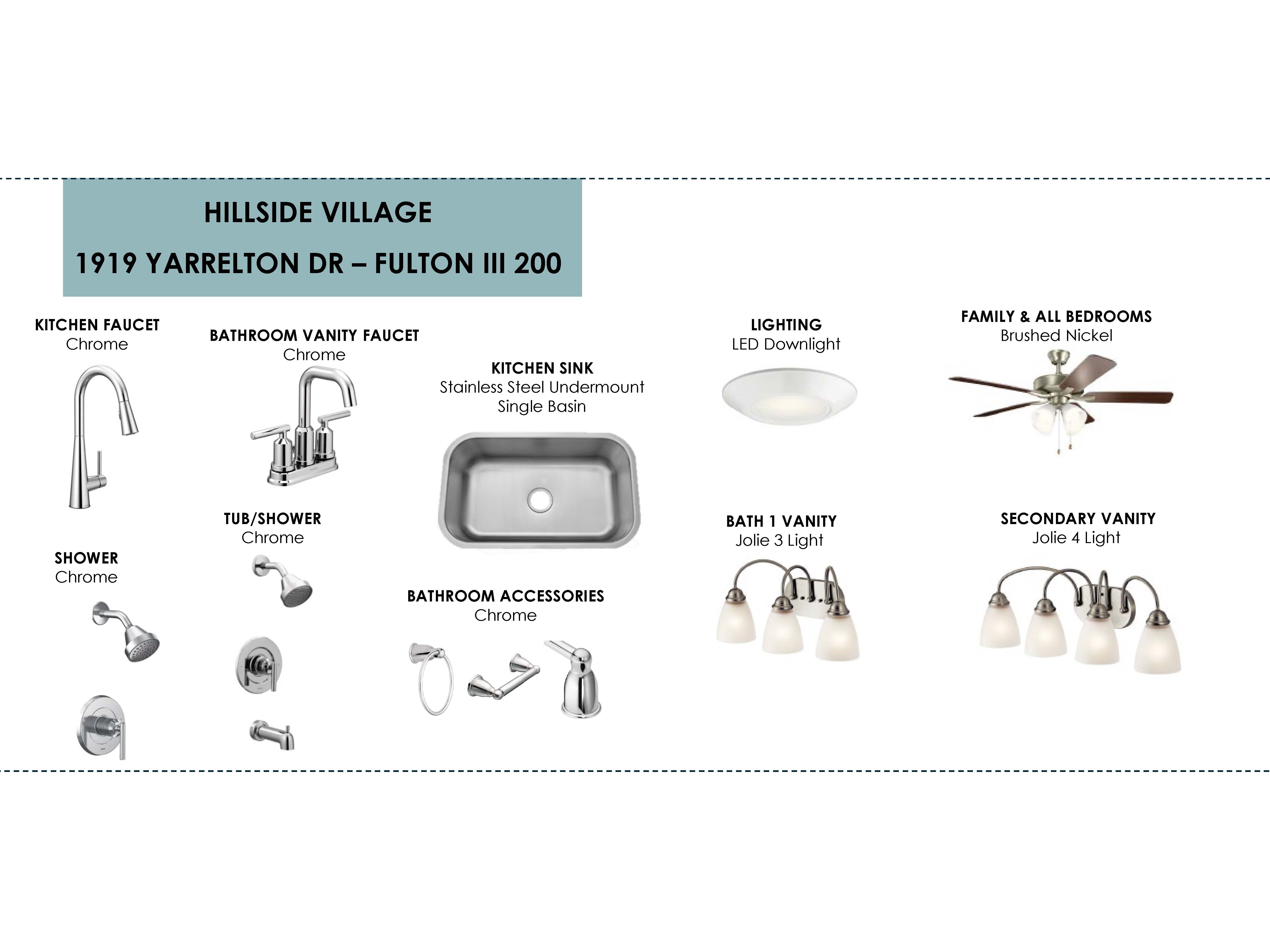 HSV-1919 YARRELTON-LIGHTINGPLUMBING