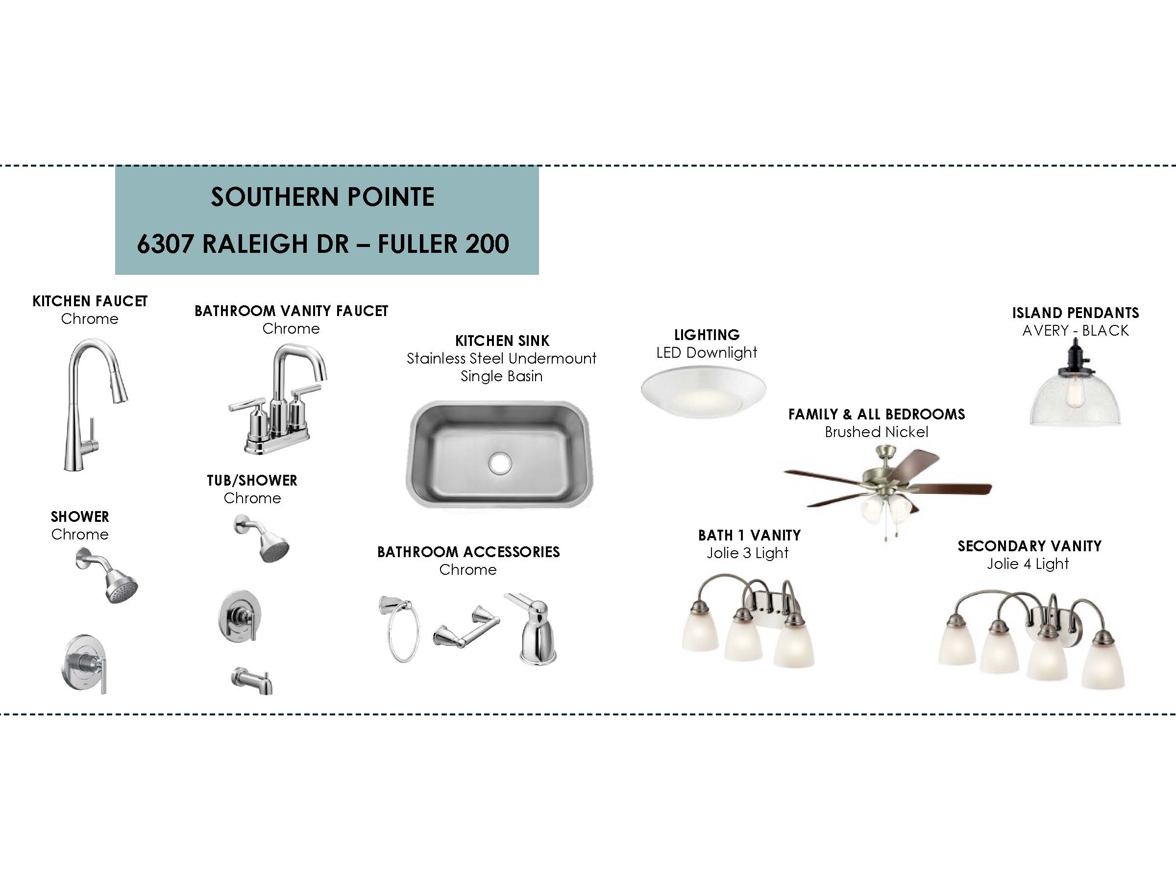 SPA-6307 RALEIGH-LIGHTING&PLUMBING