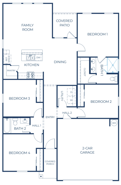 Blakely-100-Left-Grand Shower in B1