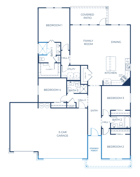 Fulton III-300-Right-Grand Shower in B1