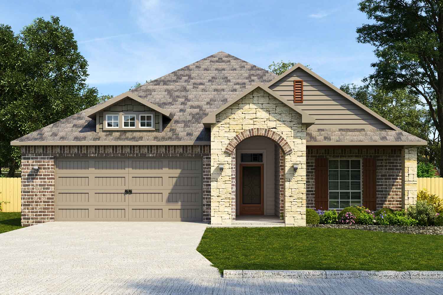 Temple TX Home Builders Landon II Floor Plan Temple TX Home Builders Landon II Floor Plan