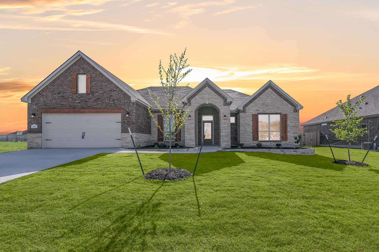 new homes in center grove