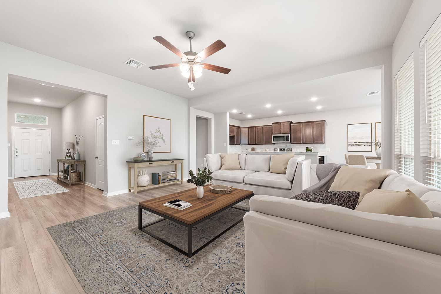 Texas home for sale living room