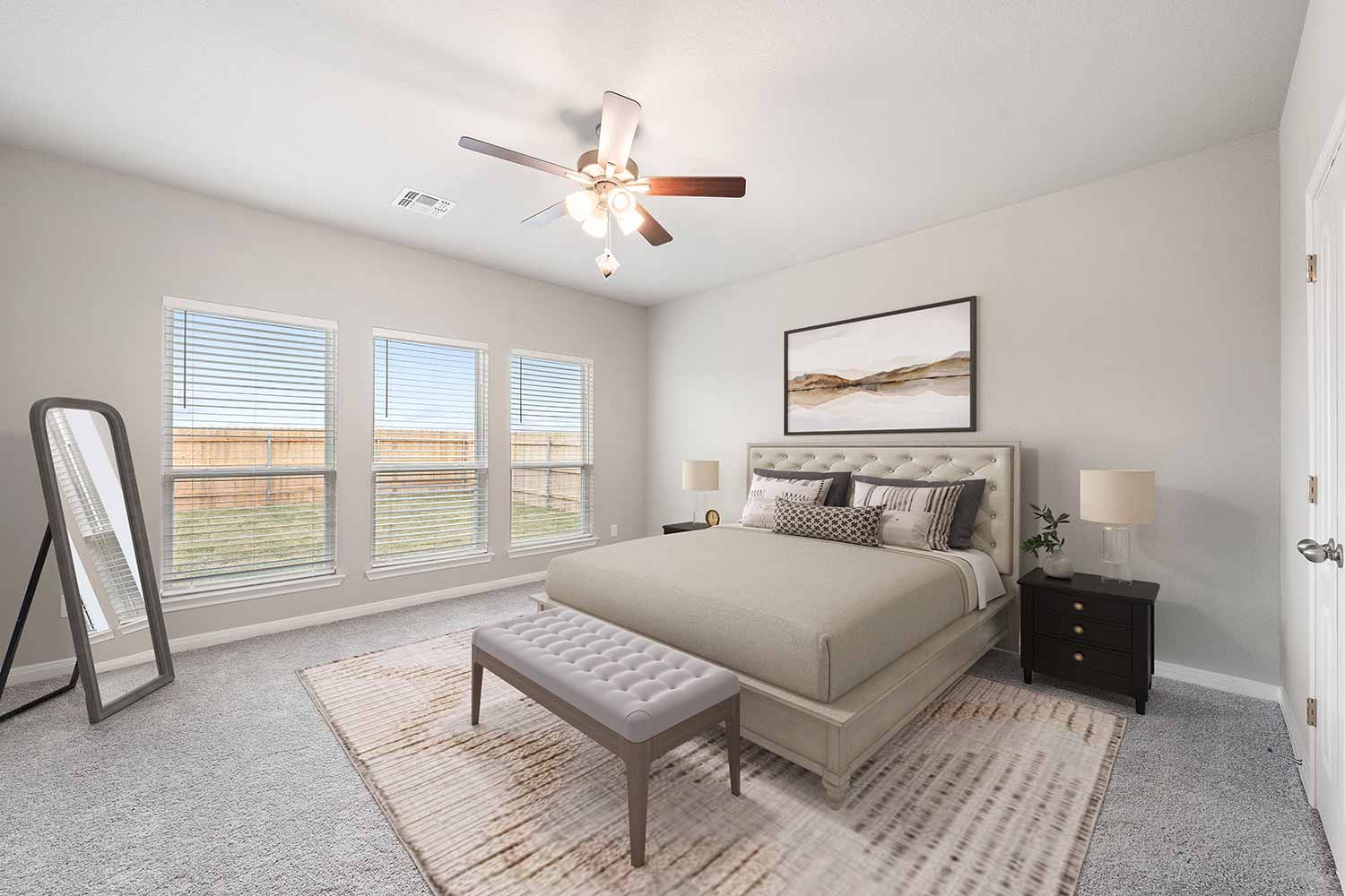 Bedroom of home for sale in Texas