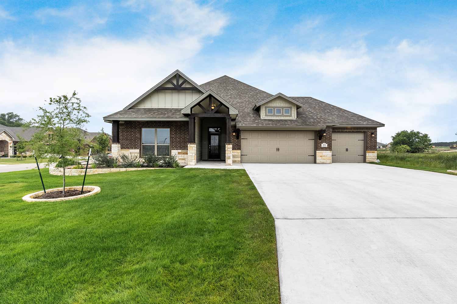 Omega Model Home Stock Image