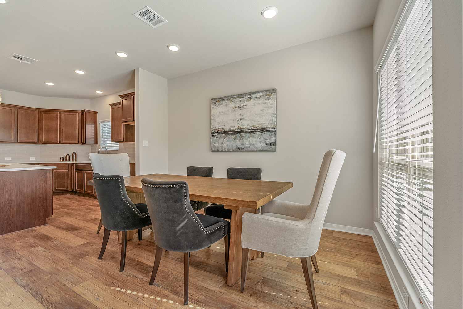 College Station, Texas home with small dining room