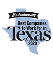 Best Companies to Work for in Texas 2020 award